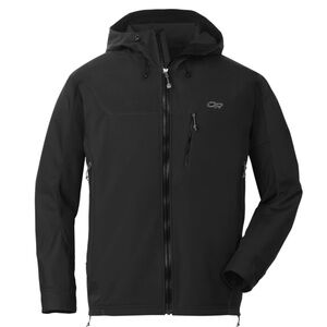 Outdoor Research Men’s Alibi Black Hooded Softshell Jacket